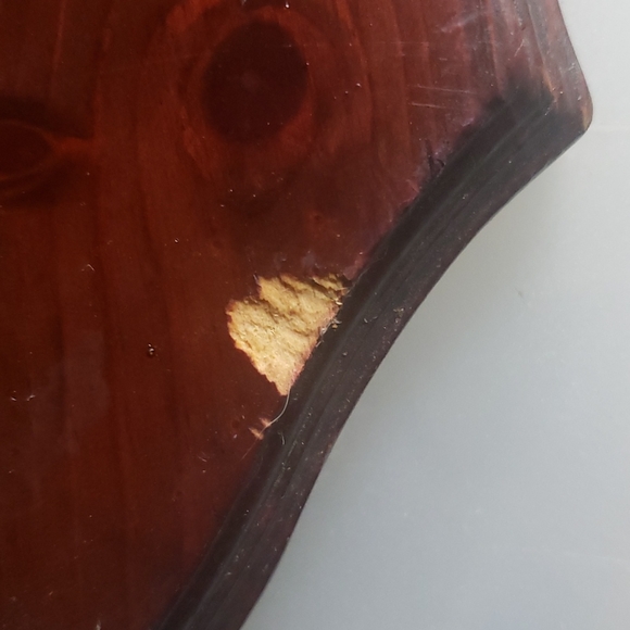 Vintage Scroll Metal and Wood Half Wall Shelf - Picture 11 of 11